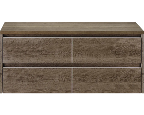 Kommode mit vier Schubladen in Holzoptik