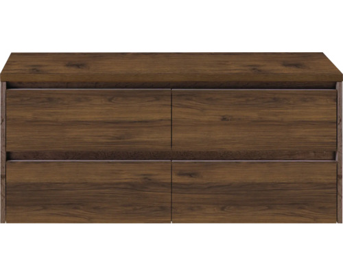 Waschtischunterschrank mit vier Schubladen in Holzoptik