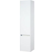 Weißer Hochschrank mit zwei Türen für Badezimmer