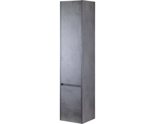 Hochschrank Sanox Dante 35x160x35 cm beton anthrazit Hochschrank für das Badezimmer