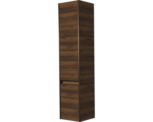 Hochschrank Sanox Dante 35x160x35 cm eiche dunkel Schmaler Badezimmerschrank aus Holz