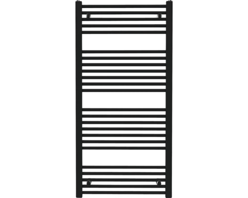 Designheizkörper Rotheigner SOLID 1220x600 mm schwarz Anschluss Beidseitig unten
