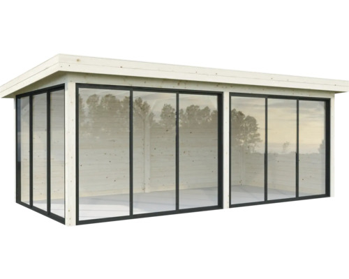Gartenhaus mit Glasfront