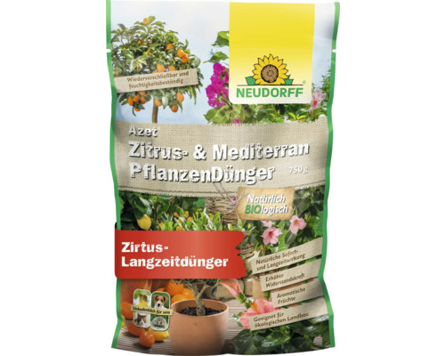 Zitrus-und Mediterranpflanzendünger Neudorff Azet 750 g
