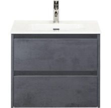 Waschtischunterschrank mit Waschbecken und Armatur