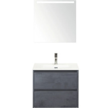 Waschtisch mit Spiegel und Unterschrank