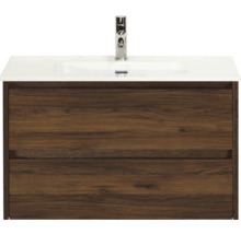 Waschtischunterschrank mit zwei Schubladen, Waschtisch und Armatur