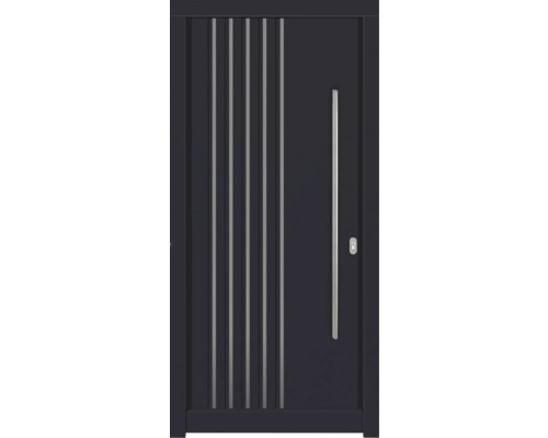 Haustür DW54 Kiefer RAL 7016 anthrazitgrau 1100x2100 mm DIN Rechts (nach innen öffnend) Haustür DW54 Kiefer RAL 7016 anthrazitgrau 1100x2100 mm DIN Rechts (nach innen öffnend)
