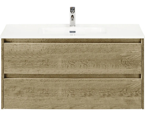 Waschtischunterschrank mit zwei Schubladen und Waschtisch