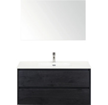 Waschtisch mit Spiegel und Unterschrank