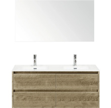 Badezimmermöbel-Set mit Waschtisch, Waschbecken und Spiegel