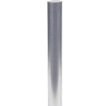 Edelstahlpfosten Ø 89 mm Überflur ca. 900 mm geschliffen gewölbte Kopfform