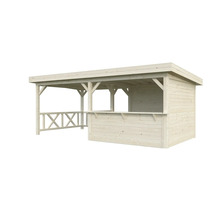 Holzpavillon mit Theke für den Garten