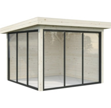 Holz Gartenhaus mit Glasfront