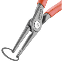 Knipex Sprengringzange mit orangefarbenen Griffen