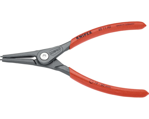 Sicherungs-Ringzange Knipex, für Außenringe auf Wellen, 180 mm KNIPEX Sprengringzange für Innenringe von 19 bis 60 Millimeter Durchmesser