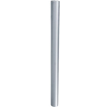 Edelstahlpfosten Ø 76 mm Überflur ca. 900 mm geschliffen gewölbte Kopfform ohne Ziernut ohne Öse