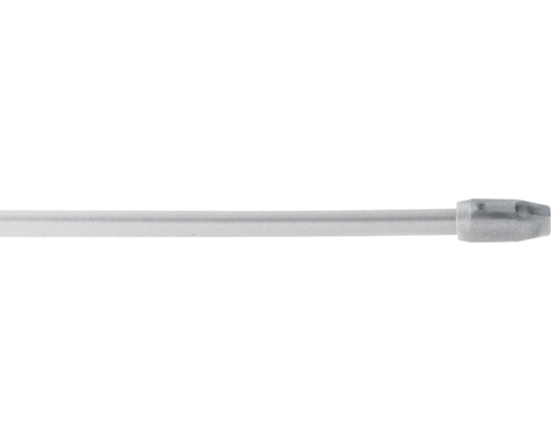 Vitragestange simple silber 80-150 cm Ø 10 mm 2 Stk. Kabelbinder
