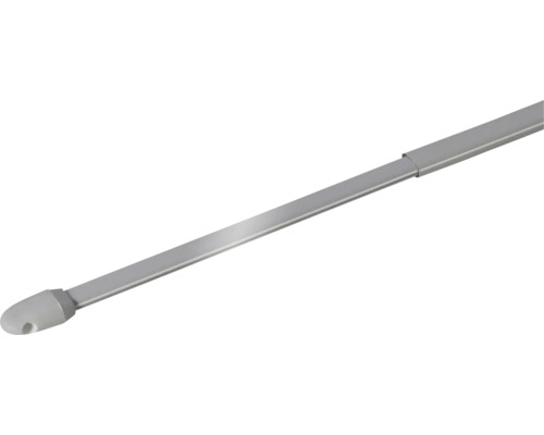 Vitragestange simple silber 60-110 cm Ø 10 mm 2 Stk. Duschvorhangstange aus Metall