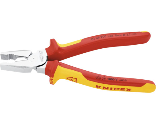 Knipex Kombinationszange mit Mehrkomponenten Griffen