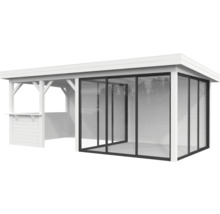 Holz Gartenhaus mit Glasfront