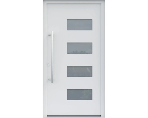 ARON HaustürBasic 3121 Aluminium-Kunststoff-Verbund RAL 9016 verkehrsweiß 1000x2100 mm einseitig flügelüberdeckend DIN Links inkl.Stoßgriffset,Innendrücker in Edelstahl,Profilzylinder mit 3 Schlüsseln ARON HaustürBasic 3121 Aluminium-Kunststoff-Verbund RAL 9016 verkehrsweiß 1000x2100 mm einseitig flügelüberdeckend DIN Links inkl.Stoßgriffset,Innendrücker in Edelstahl,Profilzylinder mit 3 Schlüsseln