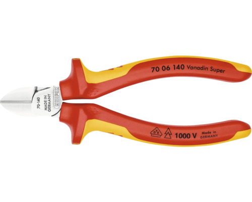 Knipex Seitenschneider mit Mehrkomponenten Griffen
