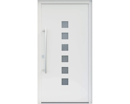 ARON HaustürARON 3151 Aluminium-Kunststoff-Verbund RAL 9016 verkehrsweiß 1000x2100 mm einseitig flügelüberdeckend DIN Links inkl.Stoßgriffset,Innendrücker in Edelstahl,Profilzylinder mit 3 Schlüsseln ARON HaustürARON 3151 Aluminium-Kunststoff-Verbund RAL 9016 verkehrsweiß 1000x2100 mm einseitig flügelüberdeckend DIN Links inkl.Stoßgriffset,Innendrücker in Edelstahl,Profilzylinder mit 3 Schlüsseln