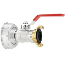 Absperrventil mit Schlauchanschluss und Wandanschlussverschraubung