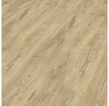 Nahaufnahme eines Laminatbodens in Holzoptik