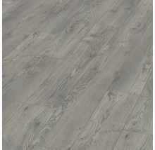 Grauer Laminatboden mit Holzstruktur