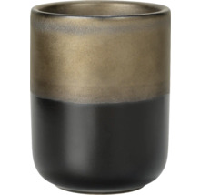 Keramikbecher mit zweifarbiger Glasur