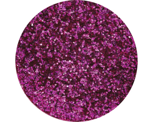 Nahaufnahme von rosa Glitzerpartikeln