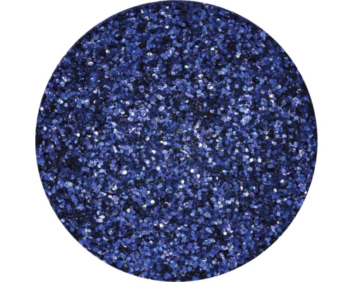 Blauer Glitzer
