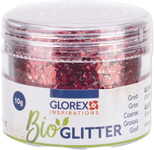 Glorex Bio Glitter in einer Dose, grobe Körnung, 10 Gramm