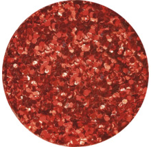 Nahaufnahme von rotem Glitzer