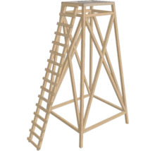 Hochsitz aus Holz mit Leiter
