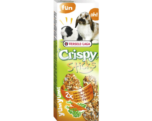 Versele Laga Crispy Sticks für Kaninchen und Meerschweinchen mit Karotte und Petersilie