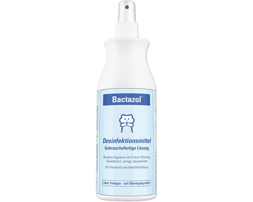 Desinfektionsmittel Bactazol 500 ml Bactazol Desinfektionsmittel in Sprühflasche für Haushalt und Kleintierhaltung