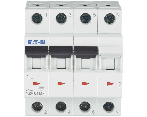 Eaton Leitungsschutzschalter PLSM-C40/3N, 4-polig