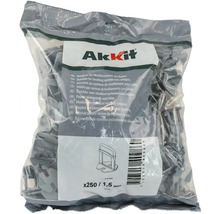 Packung Akkit Nivelliersystem Keile, 250 Stück, 1,5 Millimeter
