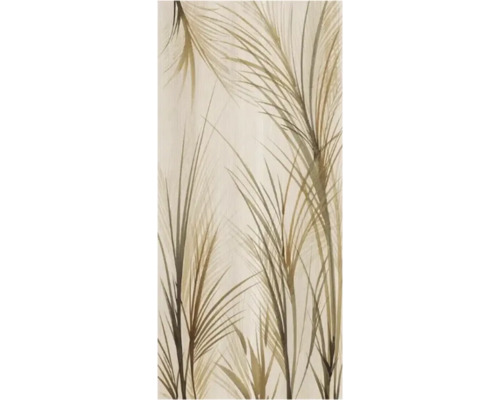 Duschrückwand Rock the Wall 2650x1230x4 mm Holz Areca Palm A Tapete mit Gräser Motiv