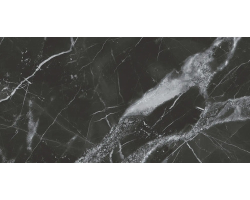Feinsteinzeug Wandfliese Mirava Lucca Nero 30x60 cm matt rektifiziert Feinsteinzeug Wandfliese Mirava Lucca Nero 30x60 cm matt rektifiziert