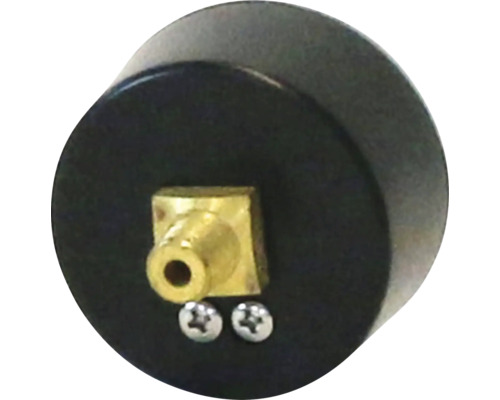Druckmessgerät Anschlussdetail mit Messingadapter
