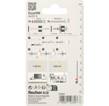 Fischer Dübel DuoHM 4x55 S, Montageanleitung