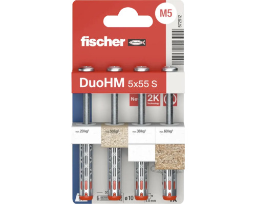 Fischer DuoHM 5x55 S Dübel Verpackung