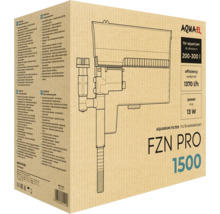 Aquael FZN PRO 1500 Aquariumfilter Verpackung für Aquarien von 200 bis 300 Liter