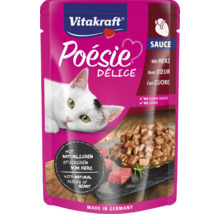 Vitakraft Poesie Delice Katzennahrung mit Herz im Sauce Beutel