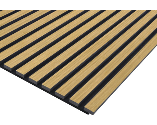 Akustikpaneel mit Holzlamellen