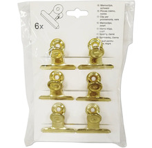 Packung mit sechs Memoclips